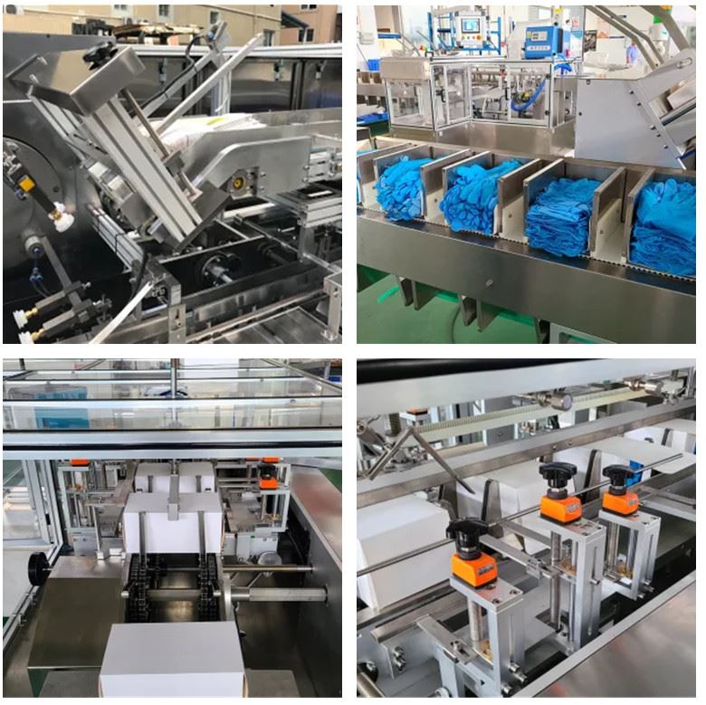 Automatic Spraying Glue Case Packaging Machines Cartoning Machine Customized Wholesale