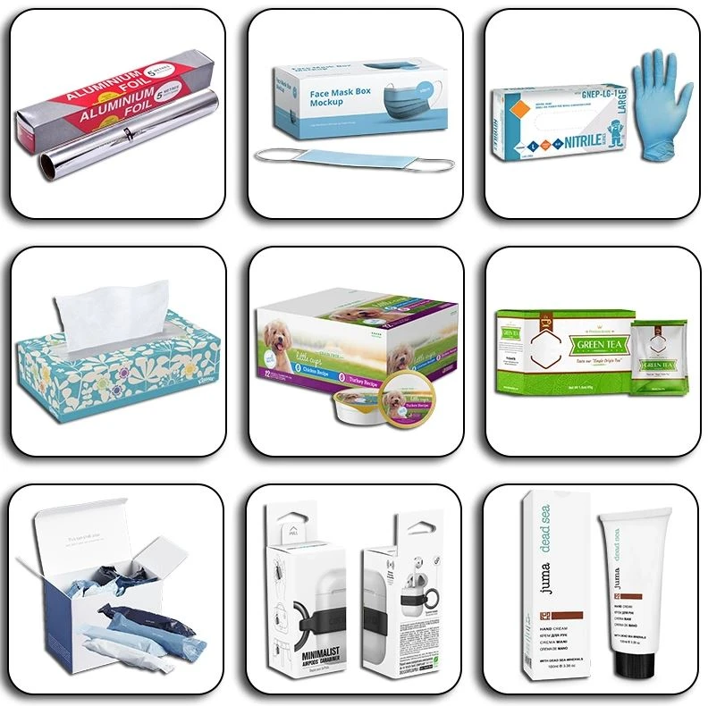 Automatic Spraying Glue Box Packaging Machine Box Packing Machine Cartoning Machine Suplier